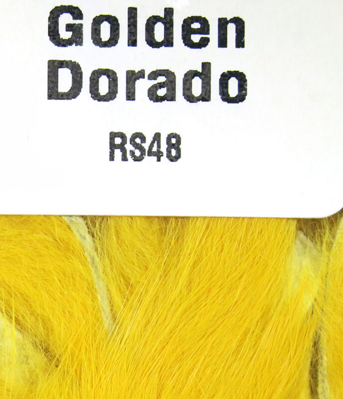 Golden Dorado color Hareline Rabbit Strips 1/8" 