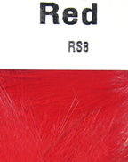 Red color Hareline Rabbit Strips 1/8" 