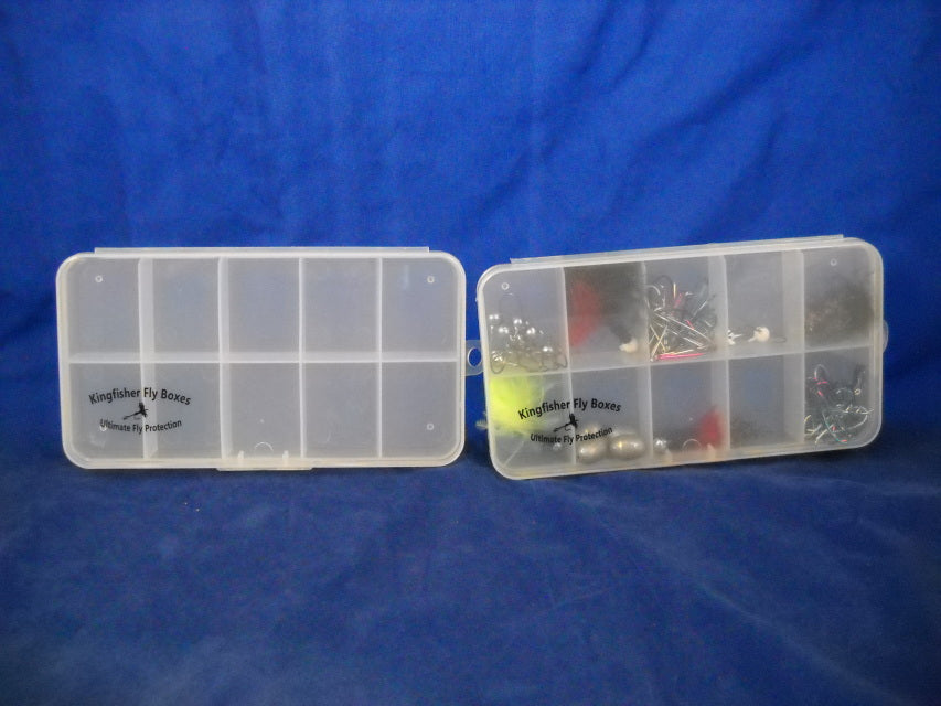 CRO Clear Fly Box - 10 Compartments