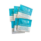 Packaging of Fishpond TruZip High Performance Lubricant Wipes, featuring product information and branding.