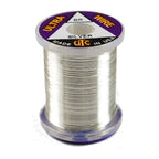 Spool of ultra silver Wapsi Ultra Wire UTC with visible branding on a white background
