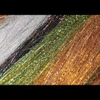 Close-up of multicolored Hedron PolarFlash Flashabou.